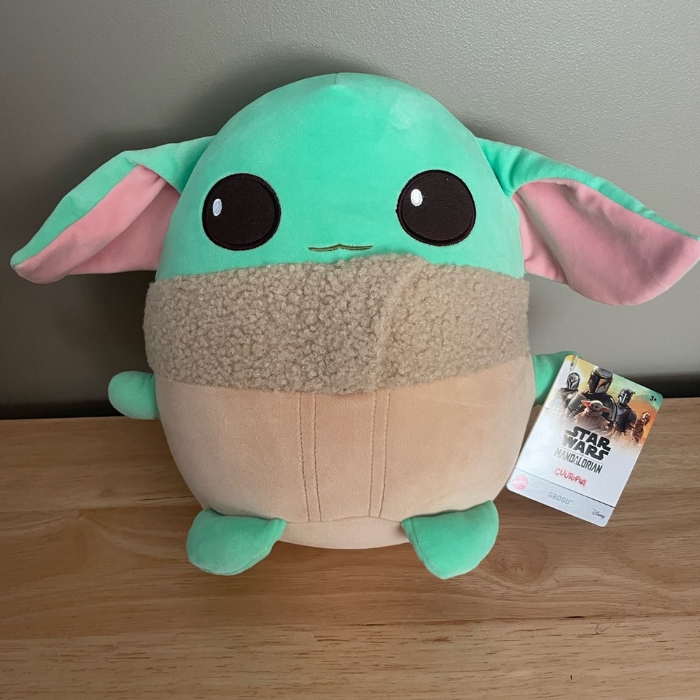 Cuutopia Grogu Baby Yoda Star Wars Mandalorian Plush Toy 10”